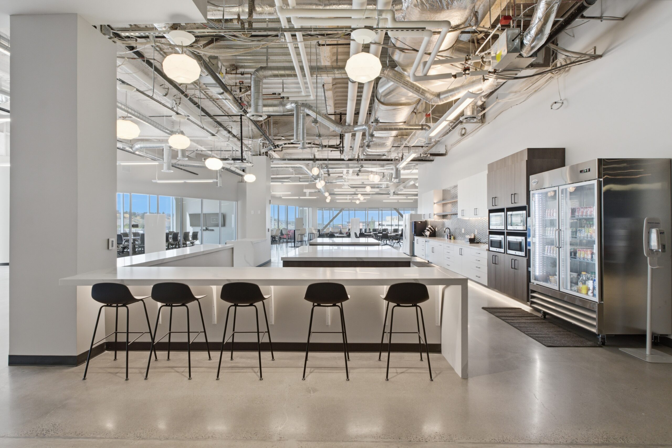 Training room designed for hands on team development