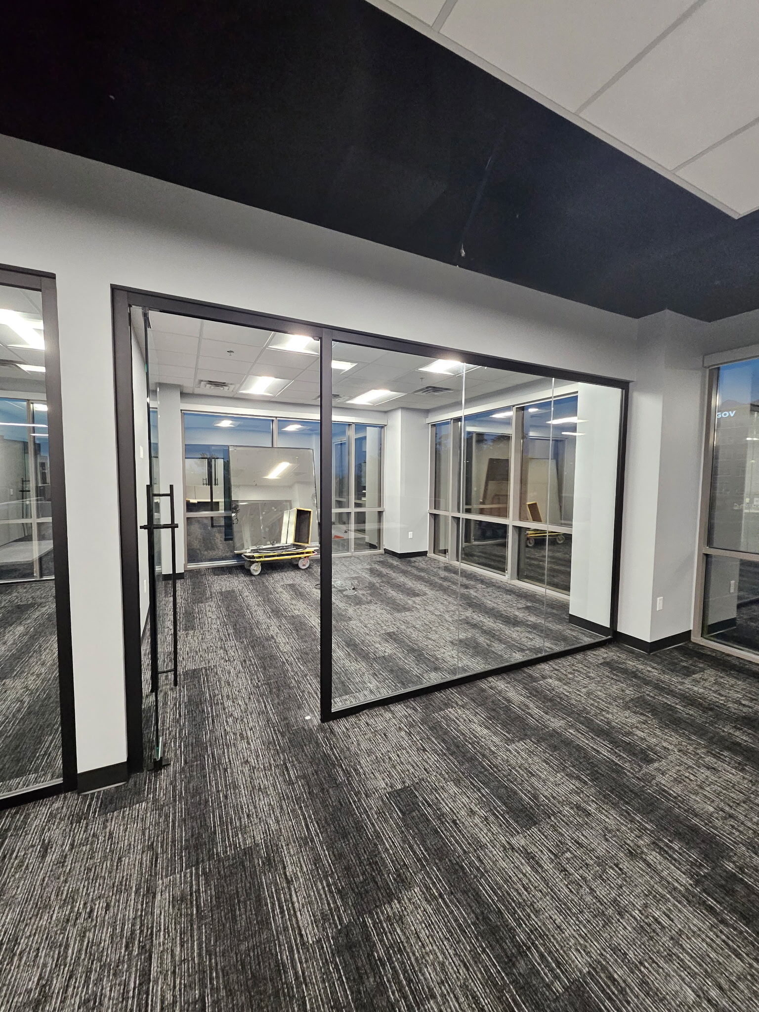 Arrival area on the renovated seventh floor