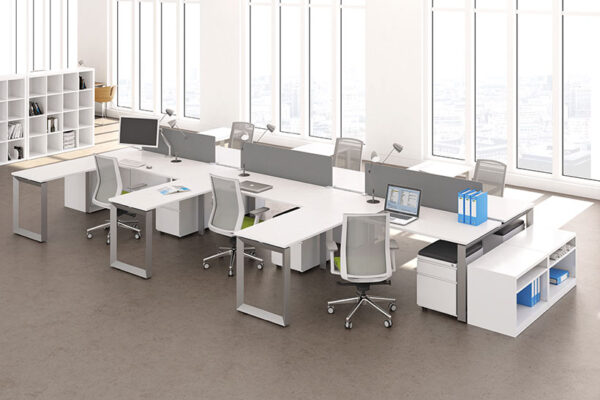 Open Concept Work Desks - Main Street Office Furniture