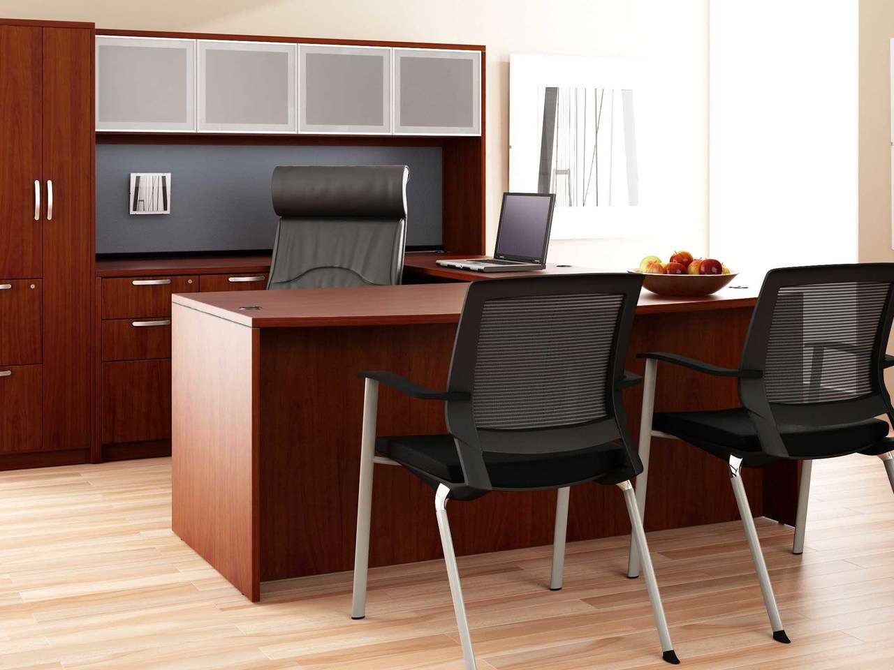 Private Office Desk Set