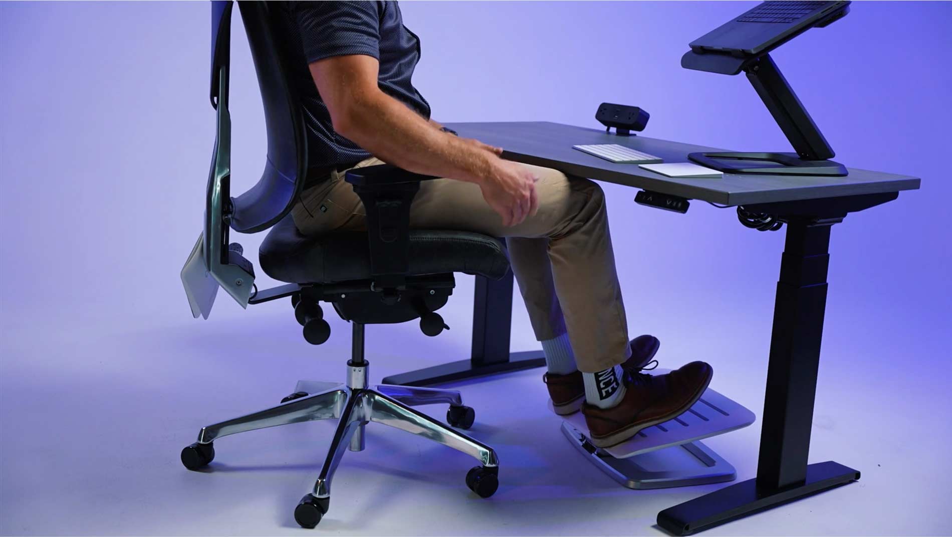 Ergonomic office furniture at the Main Street Office Furniture showroom