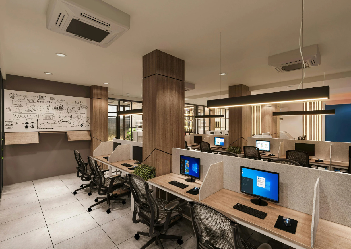 Office furniture installation