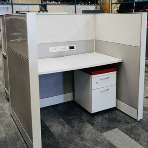 Teknion Leverage Cubicle and cabinet call station set